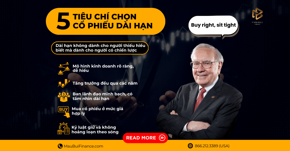 5 Tiêu Chí Chọn Cổ Phiếu Dài Hạn Mà Nhà Đầu Tư Thông Minh Không Bao Giờ Bỏ Qua