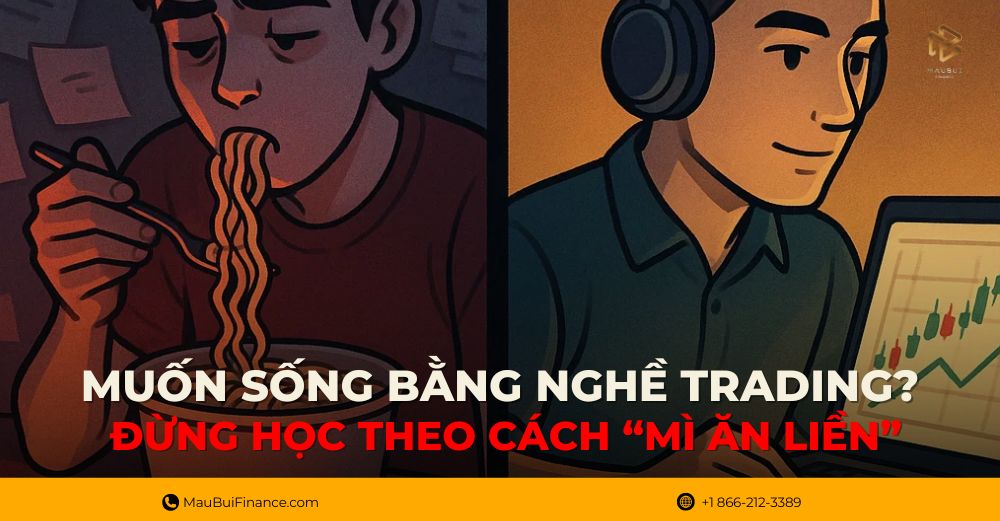 Muốn sống bằng nghề trading? Đừng học theo cách “mì ăn liền”