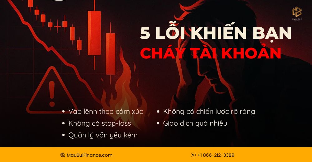 5 Lỗi Khiến Bạn Cháy Tài Khoản – Và Cách Tránh Chúng Ngay Hôm Nay