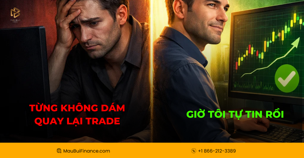 “Từng không dám quay lại trade… giờ tôi tự tin rồi” – Hành trình trở lại thị trường của một trader từng mất 70% tài khoản