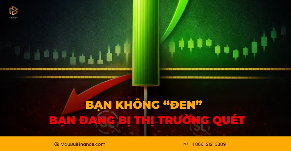 Bạn không “đen” – Bạn đang bị thị trường quét vì vào lệnh sai bối cảnh