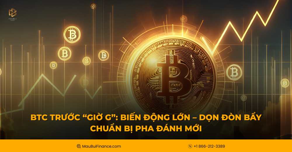 BTC trước “giờ G”: Biến động lớn – dọn đòn bẩy – chuẩn bị pha đánh mới
