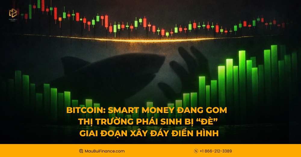 Bitcoin: Smart money đang gom – Thị trường phái sinh bị “đè” – Giai đoạn xây đáy điển hình