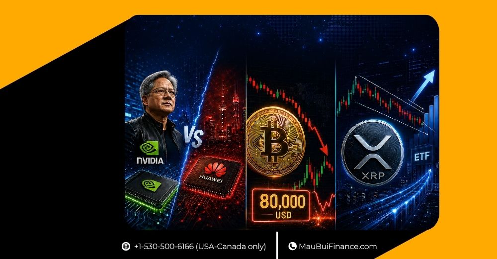 Nvidia “Nhường Sân” AI Chip Trung Quốc Cho Huawei, Bitcoin Và XRP Cùng Bước Vào Vùng Biến Động Mạnh
