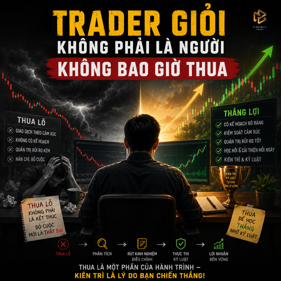 Trader Giỏi Không Phải Là Người Không Bao Giờ Thua