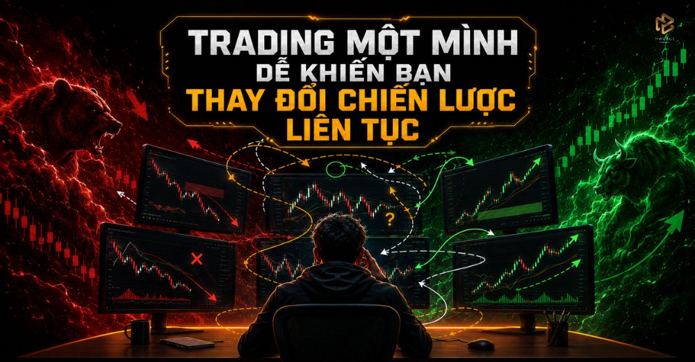 Trading Một Mình Dễ Khiến Bạn Thay Đổi Chiến Lược Liên Tục