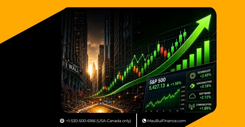 S&P 500 LẬP ĐỈNH MỚI, STOCKS CÔNG NGHỆ TIẾP TỤC DẪN DẮT THỊ TRƯỜNG