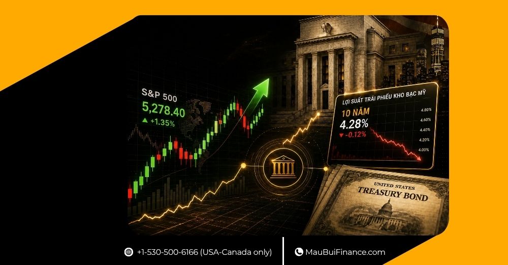 STOCKS MỸ HỒI PHỤC KHI LỢI SUẤT TRÁI PHIẾU HẠ NHIỆT, THỊ TRƯỜNG CHỜ TÍN HIỆU TIẾP THEO TỪ FED