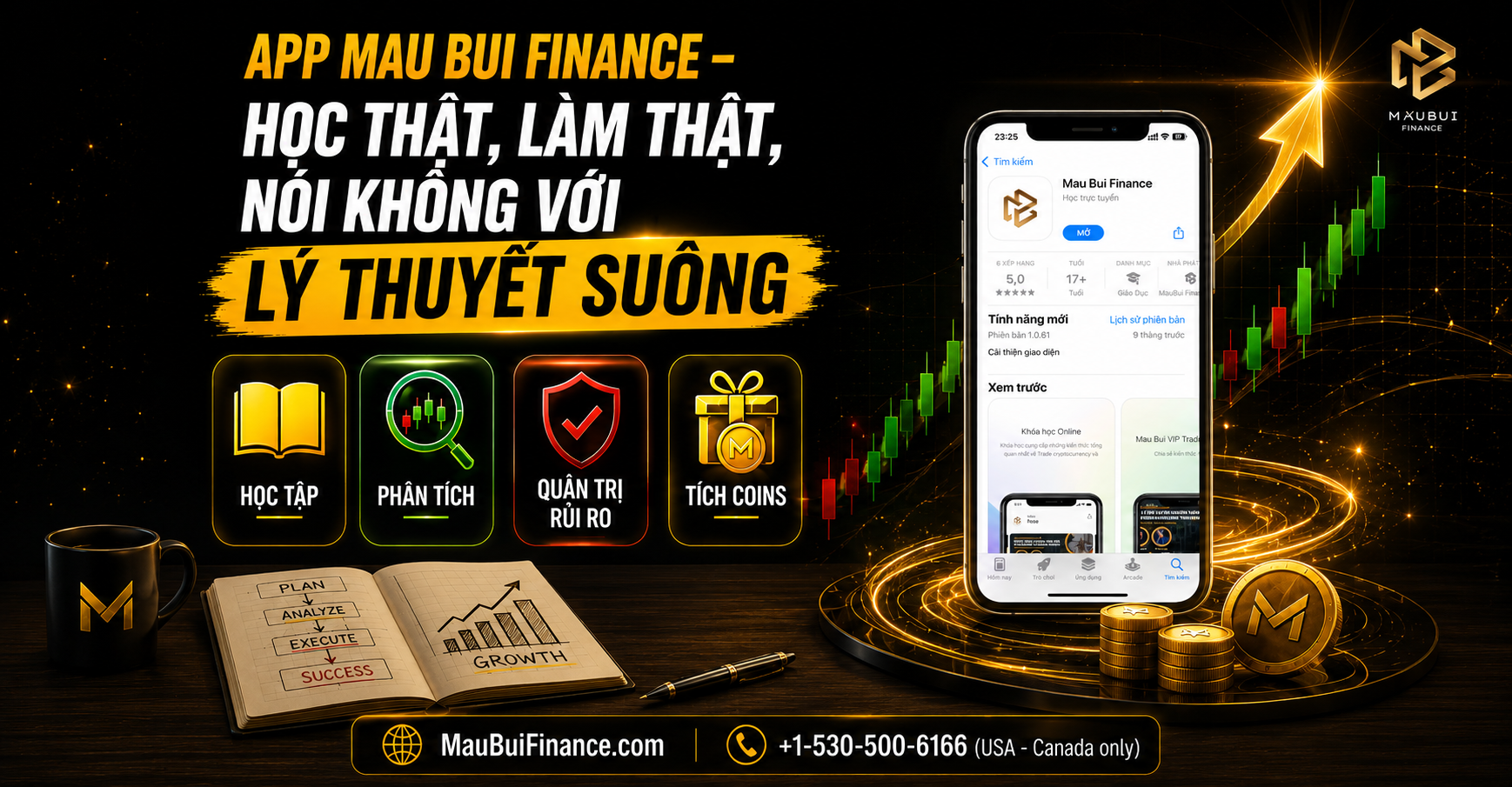 App Mau Bui Finance – Học Thật, Làm Thật, Nói Không Với Lý Thuyết Suông