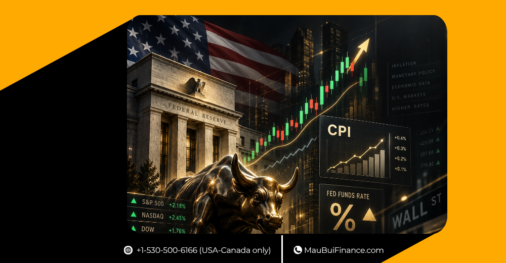 STOCKS MỸ BẬT TĂNG SAU 4 PHIÊN GIẢM — CPI CỦNG CỐ KHẢ NĂNG FED TĂNG LÃI SUẤT TUẦN TỚI