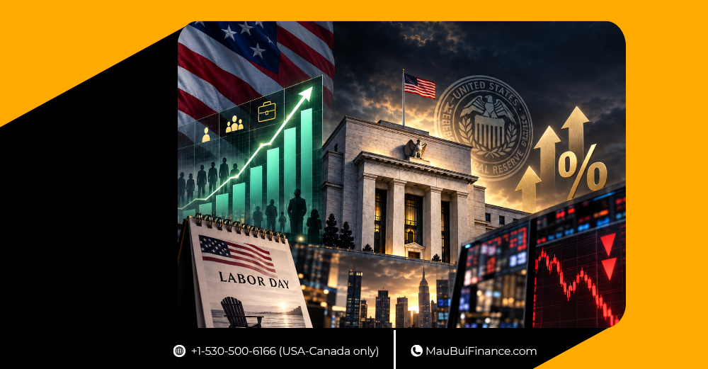 JOBS BÙNG NỔ, FED CÓ THỂ CỨNG RẮN HƠN — STOCKS QUAY ĐẦU TRƯỚC LABOR DAY